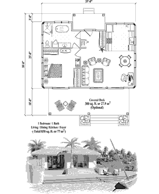 Patio House Plans 