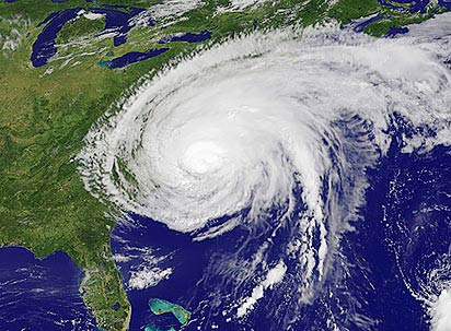 Hurricane Sandy Satellite Image