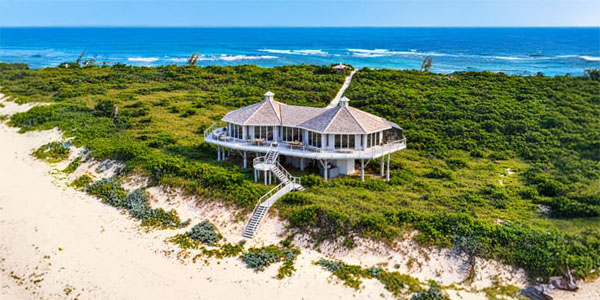 Classic Topsider octagonal combination home on an elevated foundation Classic Topsider octagonal combination home on an elevated foundation