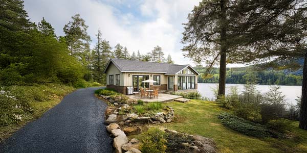 One-story Topsider patio home in a waterfront setting One-story Topsider patio home in a waterfront setting