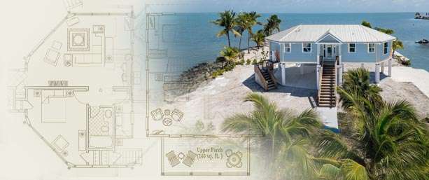 Hurricane-Resistant Stilt Home with Panoramic Ocean Views | Topsider Coastal Design This custom beachfront Topsider home is hurricane-resistant and offers stunning views of the open ocean.