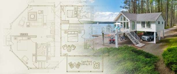 Elevated Lakefront Topsider Home with Panoramic Views and Relaxed Summer Living Elevated lakefront Topsider home with panoramic water views and easy lake access—perfect for summer relaxation.