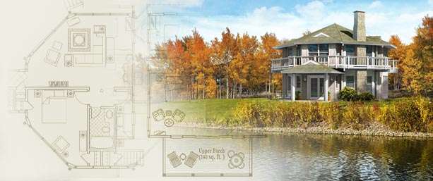Two-Story Lake House in Upstate New York | Snow-Resistant Elevated Design Two-story Topsider lake house in upstate New York with decking, lake views, and snow-load durability.