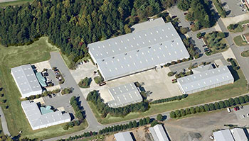 Topsider Homes’ modern manufacturing, design, office and model complex in Clemmons, North Carolina.

