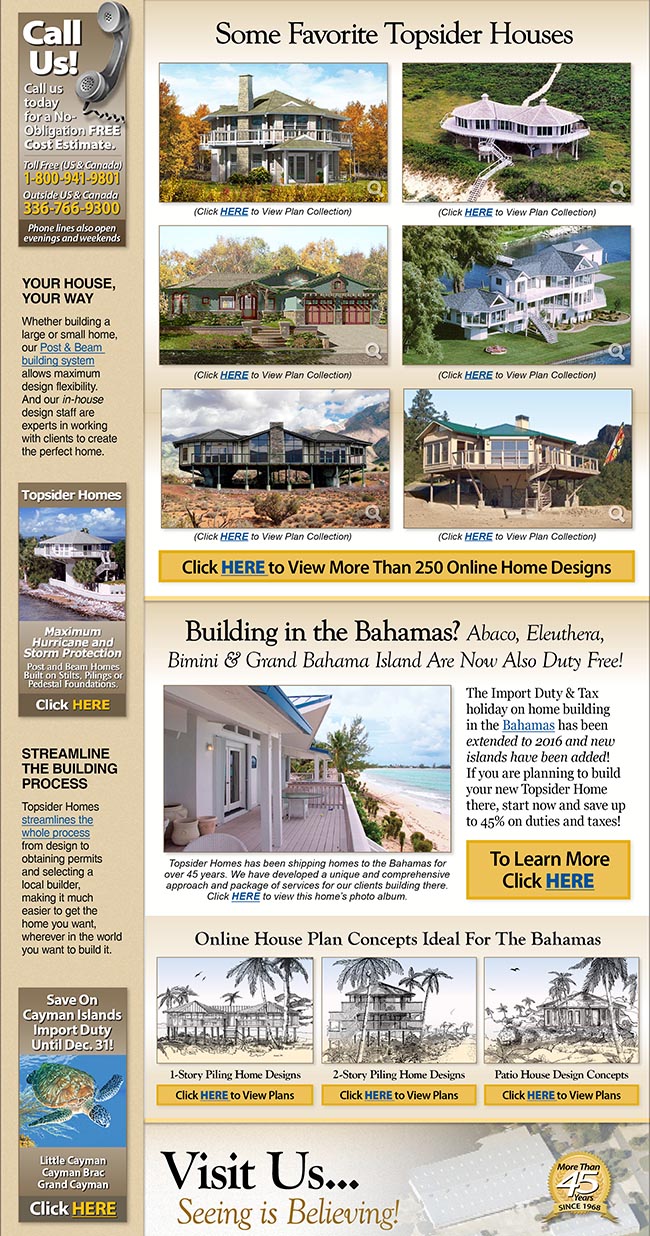 Topsider Homes June 2015 eNewsletter