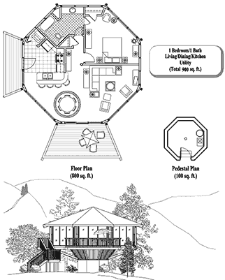 Pedestal House Plans | Topsider Homes