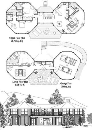 Premiere House Plan PR-0301 (3060 Sq. Ft.) 3 Bedrooms 3.5 Bathrooms