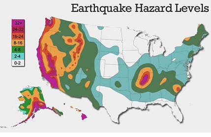 Earthquake Hazard Levels