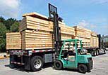 Shipping post and beam timber frame components world-wide